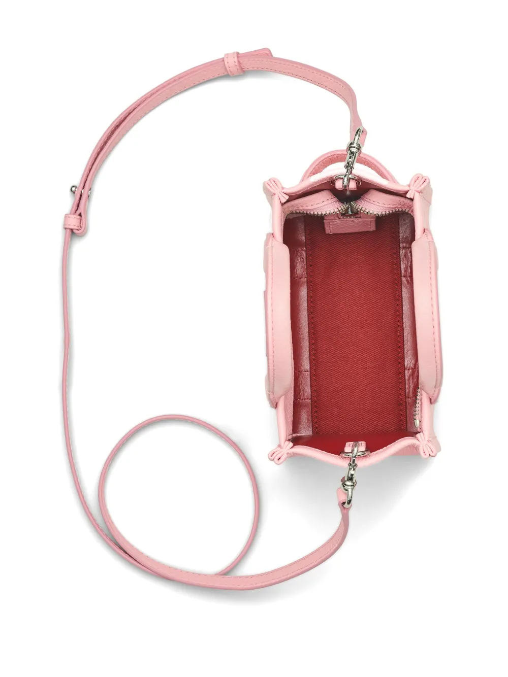 MARC JACOBS レザー クロスボディミニトートバック キャンディピンク Amazon | Marc Jacobs レディース レザー クロスボディ トート