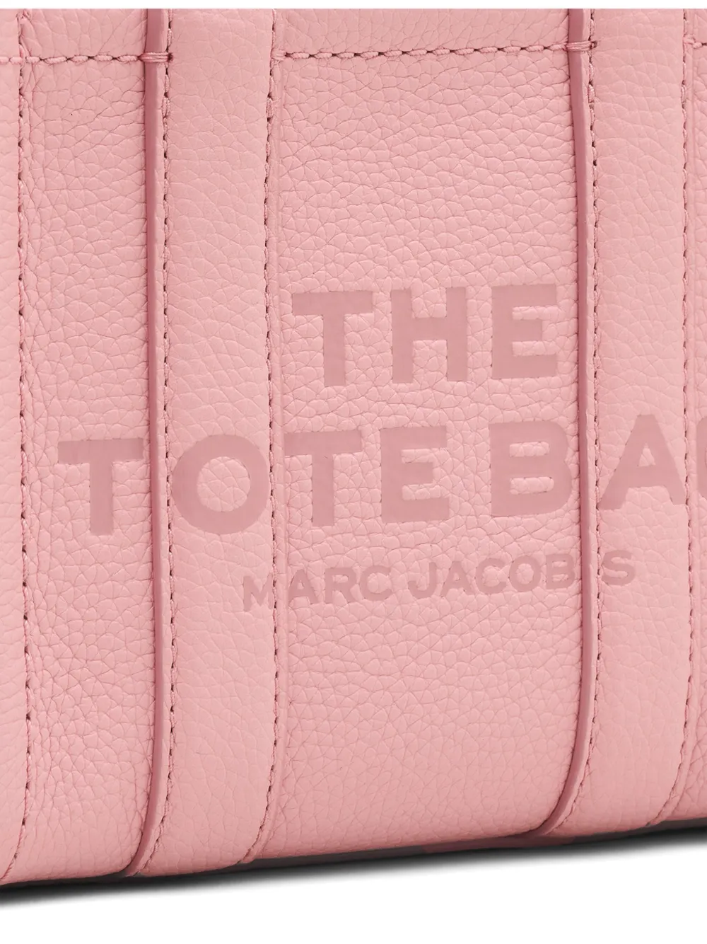 Marc Jacobs The Leather leren crossbody shopper Roze