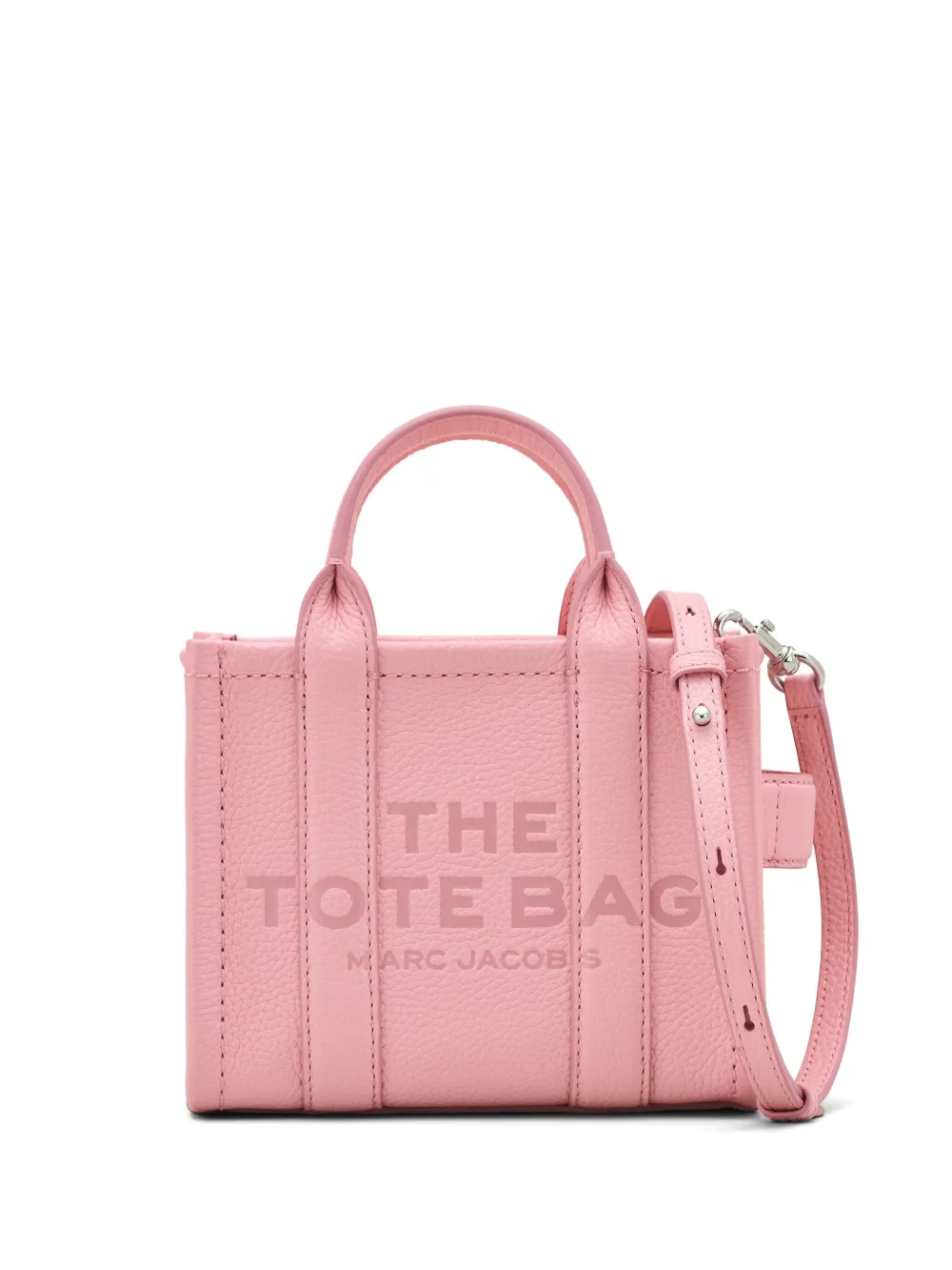 Marc Jacobs ザ レザー クロスボディ トートバッグ - ピンク Marc Jacobs ザ レザー クロスボディ トートバッグ - ピンク