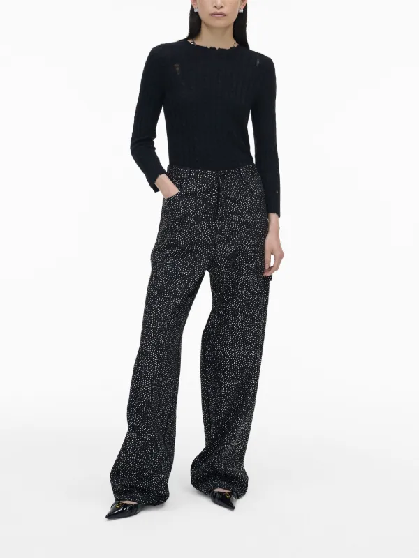 Marc Jacobs The Glam Studs Jeans | Black | FARFETCH