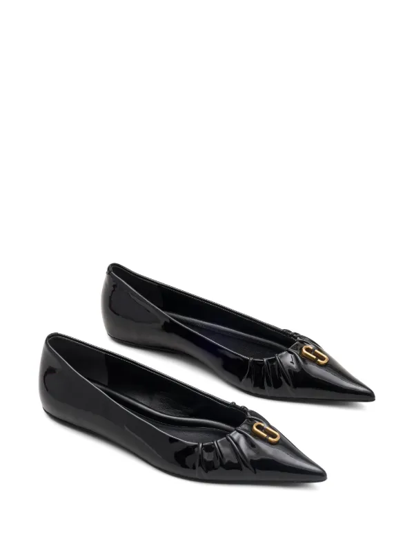 Marc Jacobs The Ali Ballerina Shoes | Black | FARFETCH