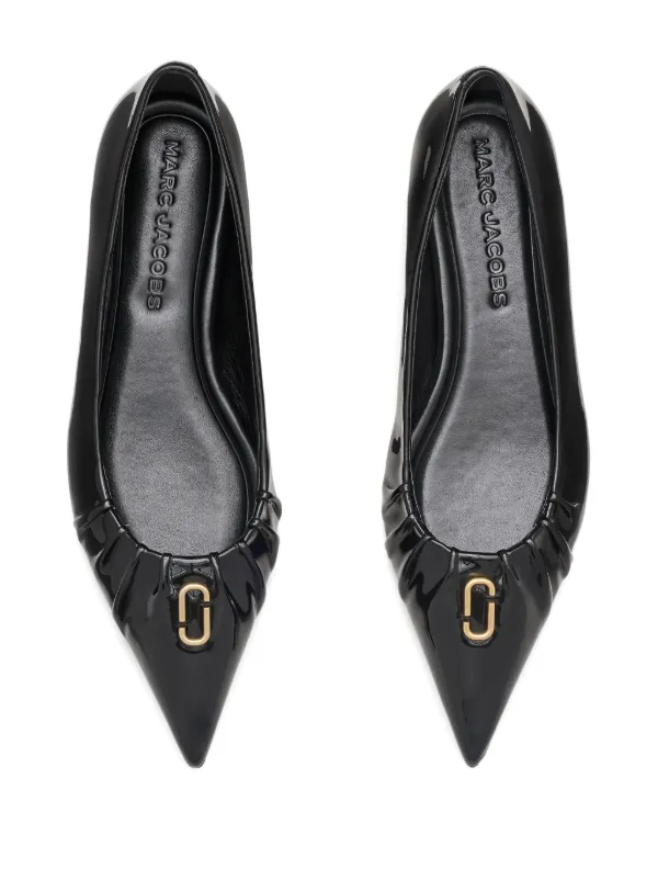 フラットシューズ MARC JACOBS 'The Ali' ballet flats Marc Jacobs The Ali Ballerina Shoes | Black | FARFETCH