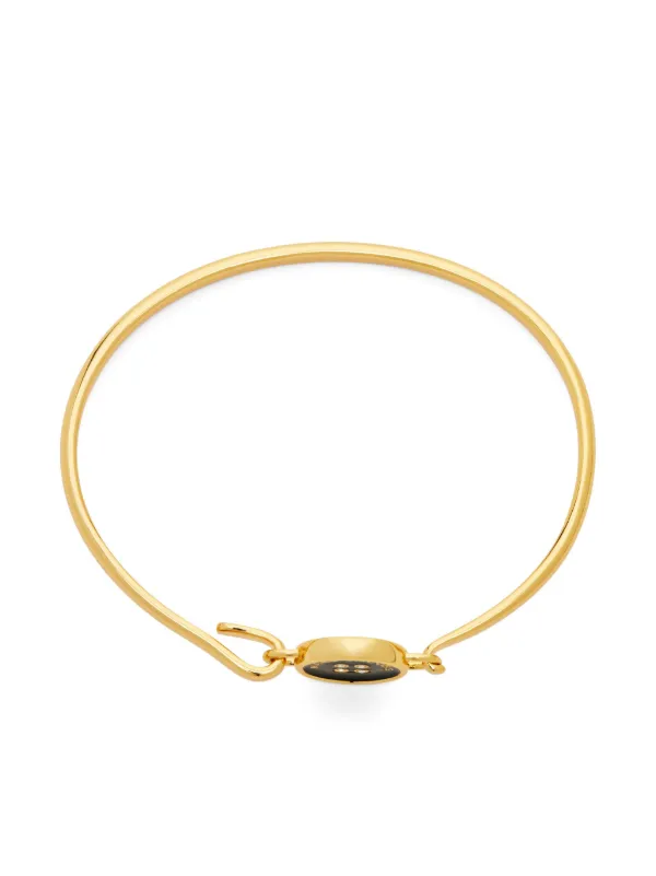 【関税込み】Button Hinge Bracelet - Marc Jacobs - l - Si Marc Jacobs Button Hinge Bracelet | Gold | FARFETCH