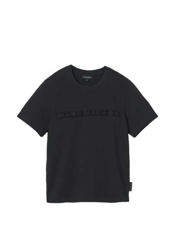 MARC JACOBS モノグラム　BABY TEEマークジェイコブス　Tシャツ Marc Jacobs 'The Logo Baby Tee' T-shirt | Black | FARFETCH