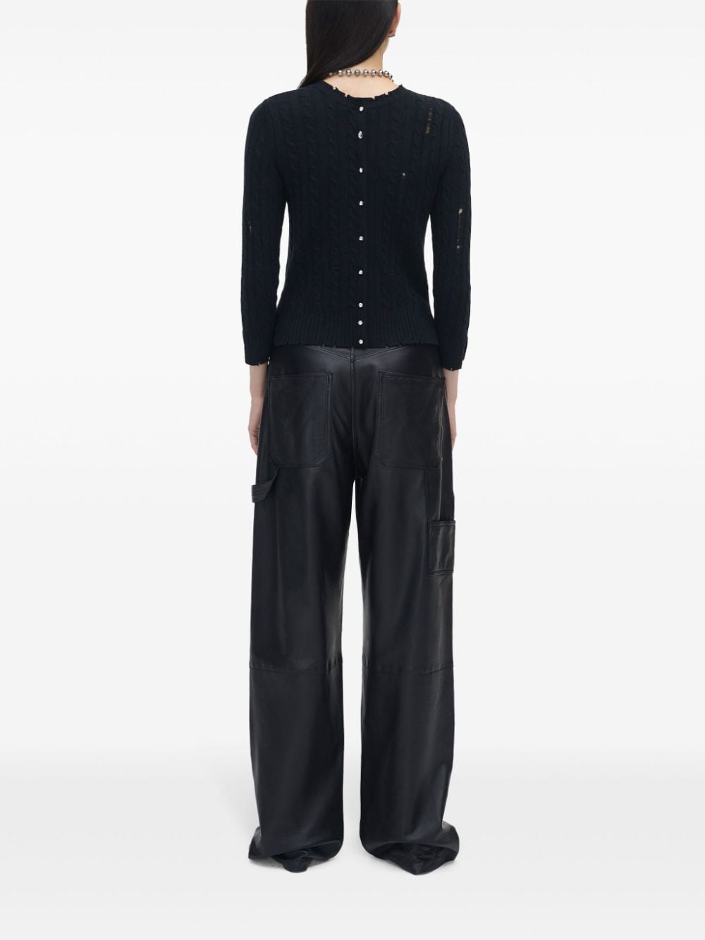 MARC JACOBS SHRUNKEN CASHMERE-BLEND CARDIGAN 