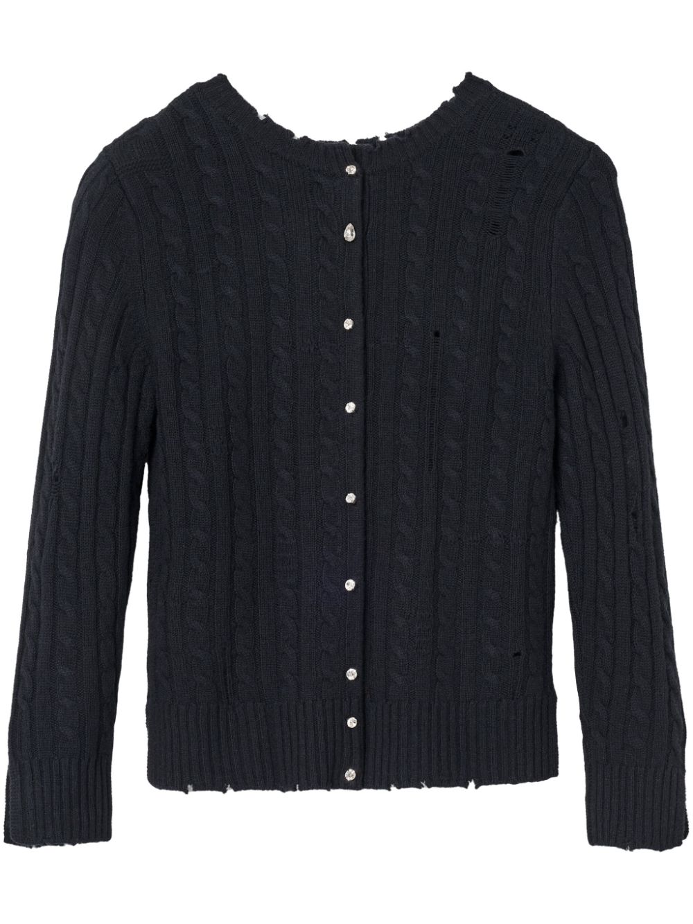 Marc Jacobs Shrunken cashmere-blend cardigan - Nero