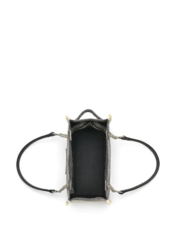 Marc Jacobs The Denim Chain Small Tote Bag | Grey | FARFETCH