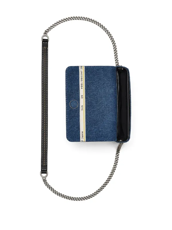 Marc Jacobs The Denim Mini Chain Bag | Blue | FARFETCH