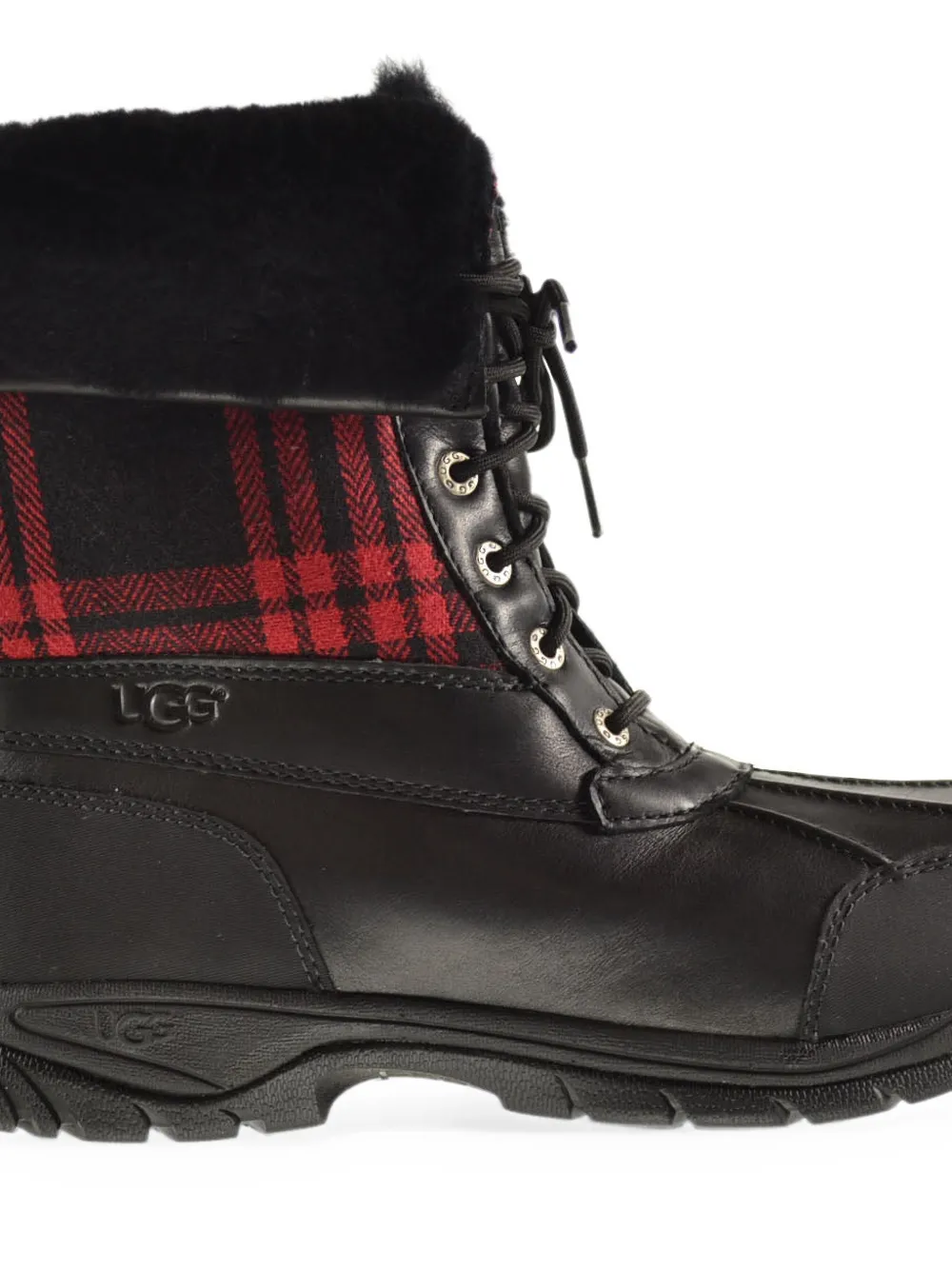 UGG Butte plaid boots Zwart