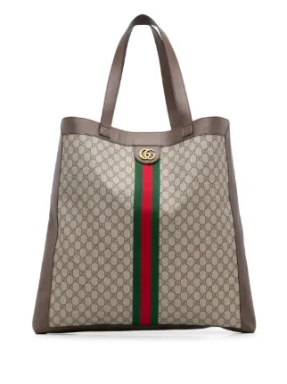 Gucci large gg supreme tote best sale