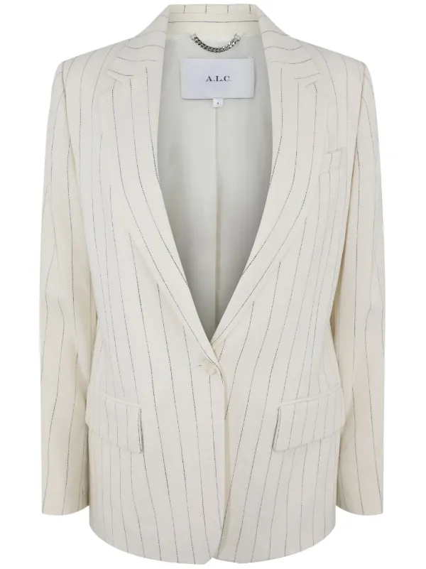 A.L.C. Mavis III Pinstripe Jacket in Neutrals