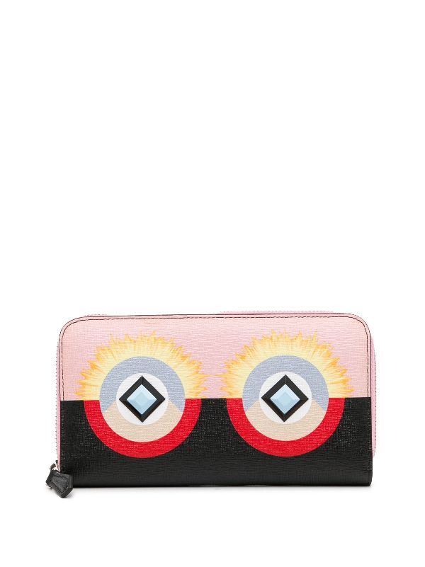 Fendi Pre-Owned 2010-2020s Monster ファスナー長財布 - Farfetch