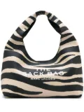 Marc Jacobs The Sack zebra-print bag - Black