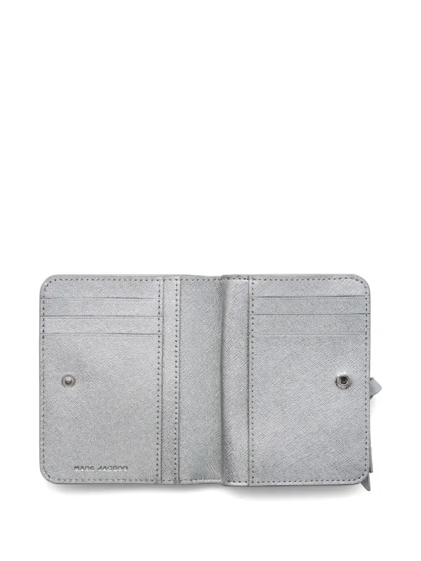 財布・小物その他 The Mini Compact Wallet - Marc Jacobs - Leather - Silver The Metallic Leather Mini Compact Wallet | Marc Jacobs