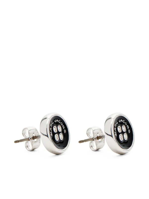 Marc Jacobs Button Earrings | Silver | FARFETCH