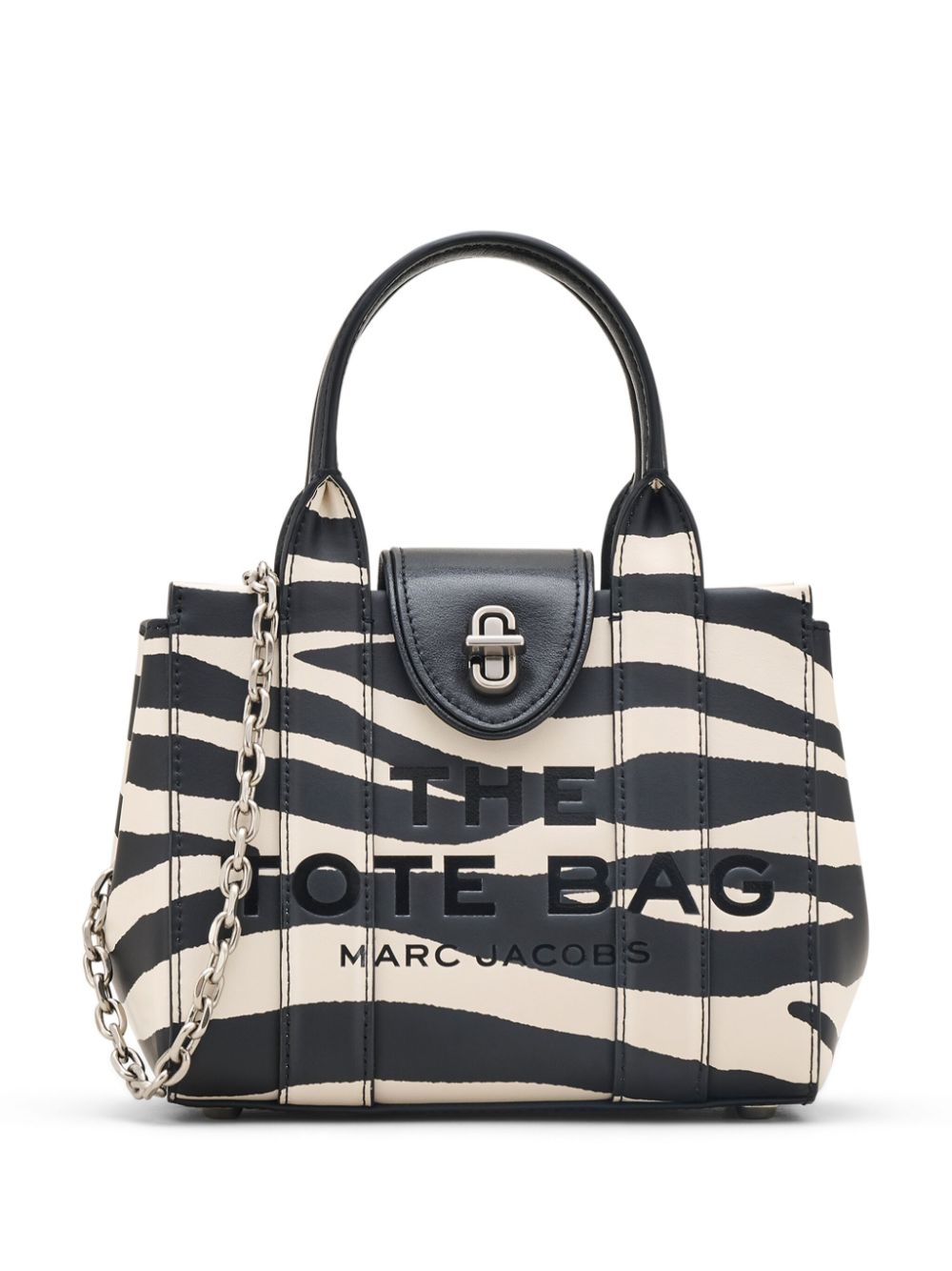 Marc Jacobs The Zebra Turnlock Crossbody Tote bag Women