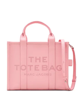 Marc Jacobs The Medium Leather Tote Bag | Pink | FARFETCH