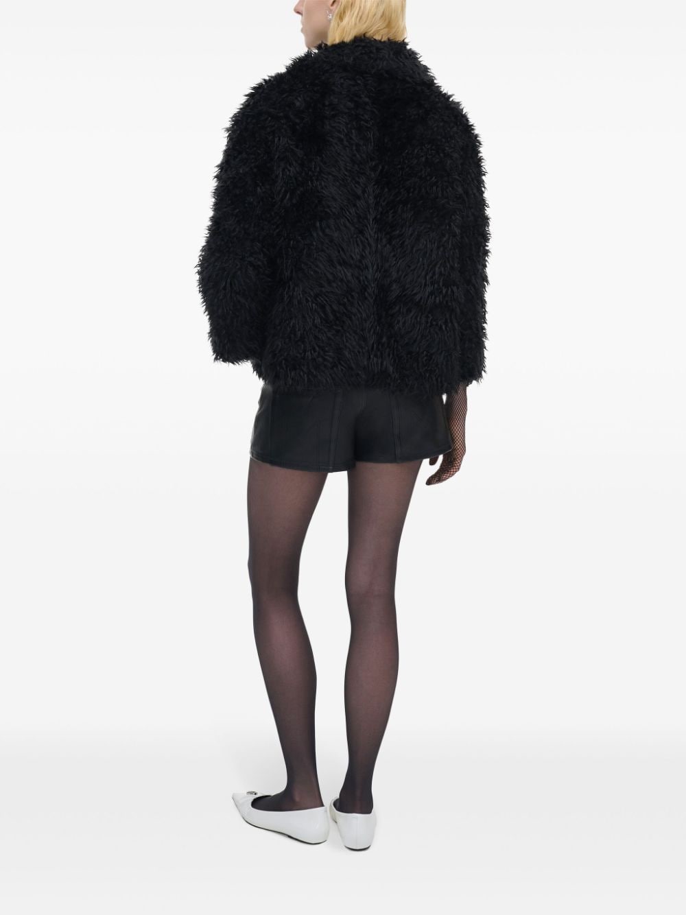 Shop Marc Jacobs The Shaggy Faux Fur Lady Jacket In Schwarz