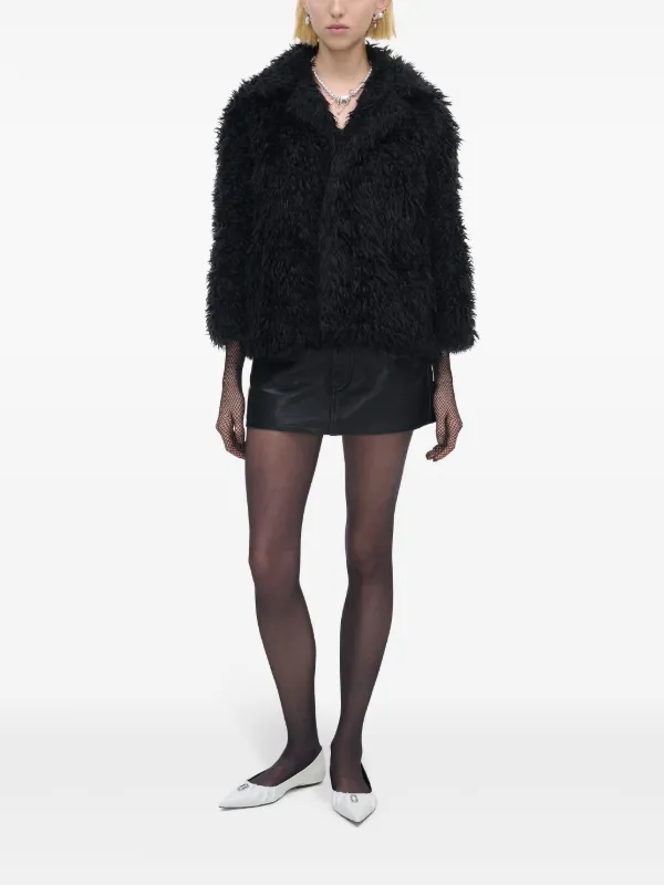 Marc Jacobs The Shaggy エコファージャケット | ブラック | FARFETCH JP