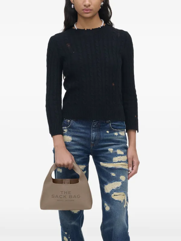 Marc Jacobs The Leather Mini Sack バッグ | ニュートラル