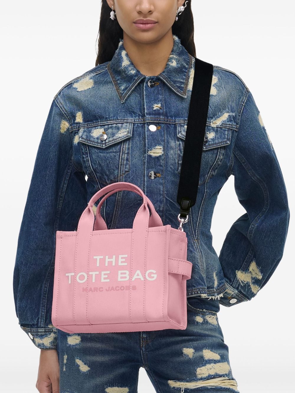 Shop Marc Jacobs The Small Color Tote Bag In Rosa