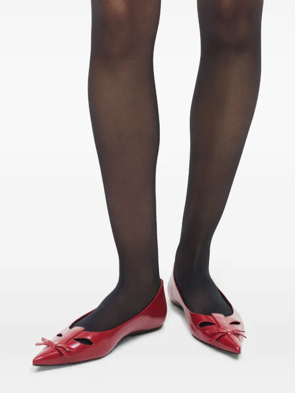 入荷なう Marc Jacobs FARFETCH | Red | Shoes Ballerina Kat The 靴