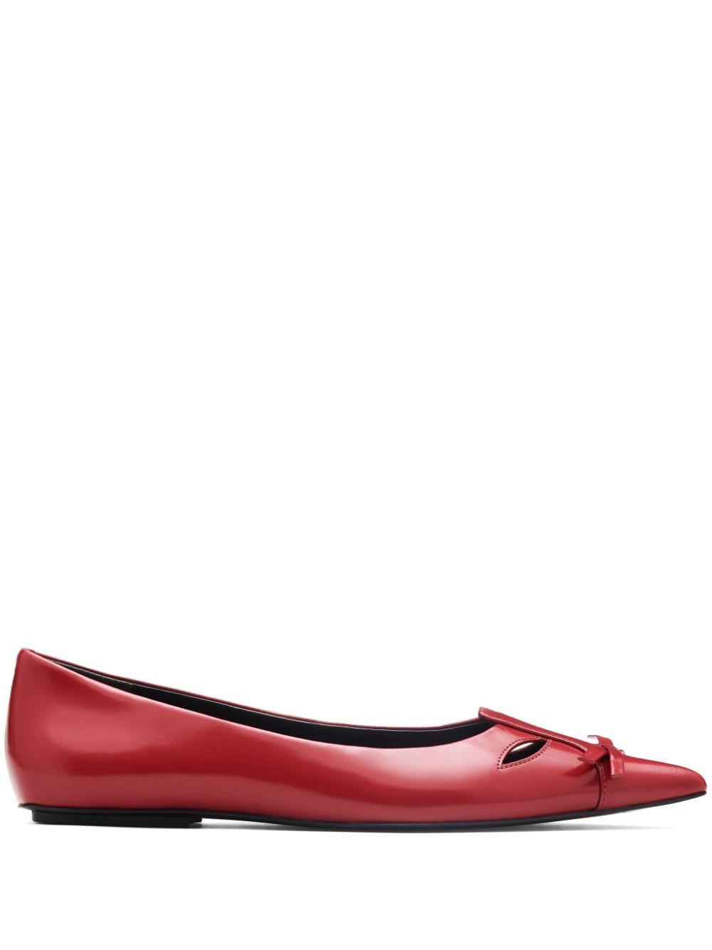 Marc Jacobs The Kat ballerina shoes Red