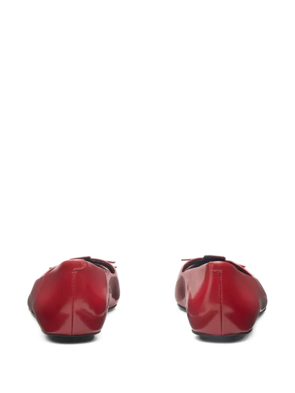 フラットシューズ The Kat Ballerinas - Marc Jacobs - Leather - Red Marc Jacobs The Kat Ballerina Shoes | Red | FARFETCH