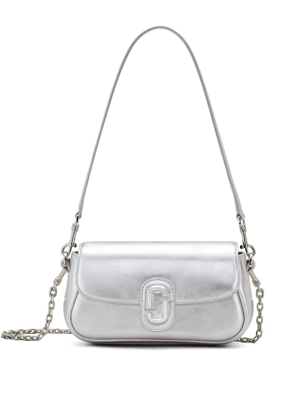 Marc Jacobs The Metallic Clover ショルダーバッグ - シルバートーン Marc Jacobs The Metallic Clover ショルダーバッグ - シルバートーン