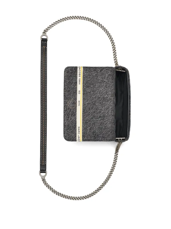 Marc Jacobs エマキトゥヒルハンフス 2S4FPM001F190 001 Marc Jacobs The Denim Crossbody Bag | Grey | FARFETCH