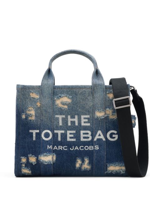 Marc Jacobs The Denim Medium Rip And Repair tote bag Women