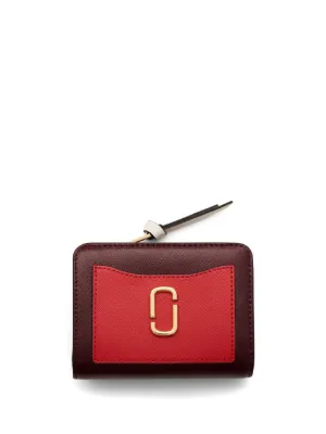 Marc Jacobs Topstitched Compact shops Zip Wallet S104L01SP21 RED