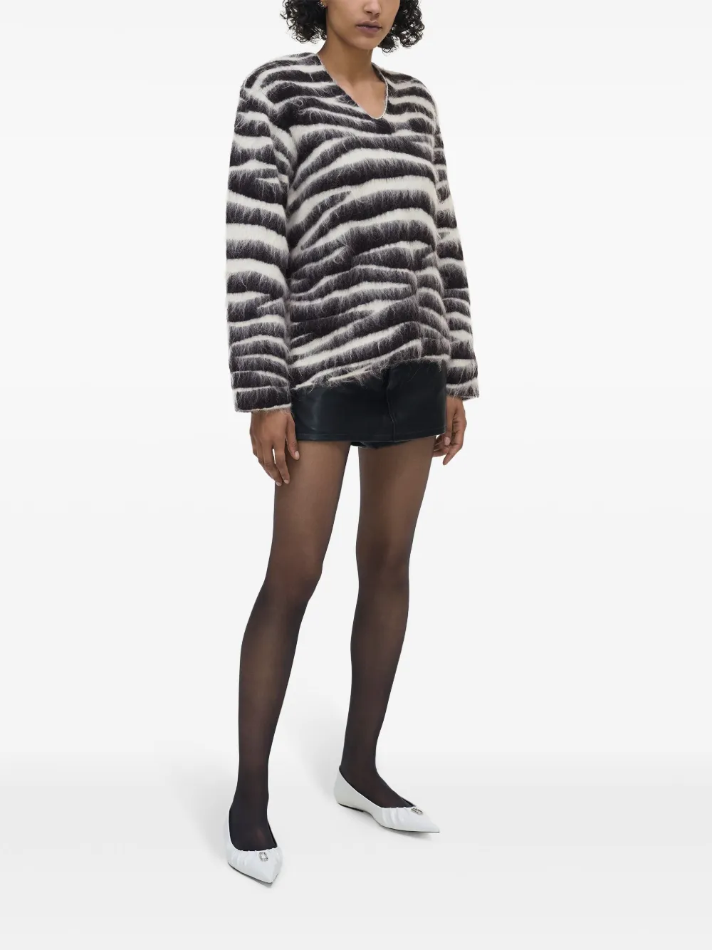 Marc Jacobs Pullover mit Zebra-Intarsienmuster | Pullover | Image 2