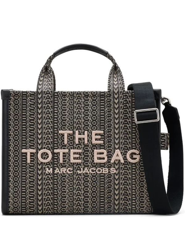 美品✨マークジェイコブス　トートバッグ　モノグラム　ジャカード　ミディアム Marc Jacobs ザ モノグラム ジャカード ミディアム トートバッグ