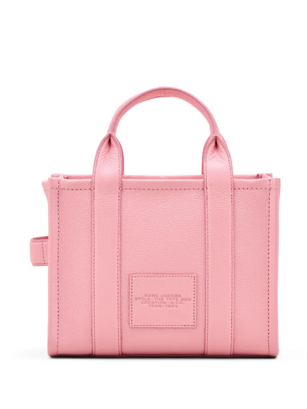 Marc Jacobs The Leather Small Tote Bag | Pink | FARFETCH