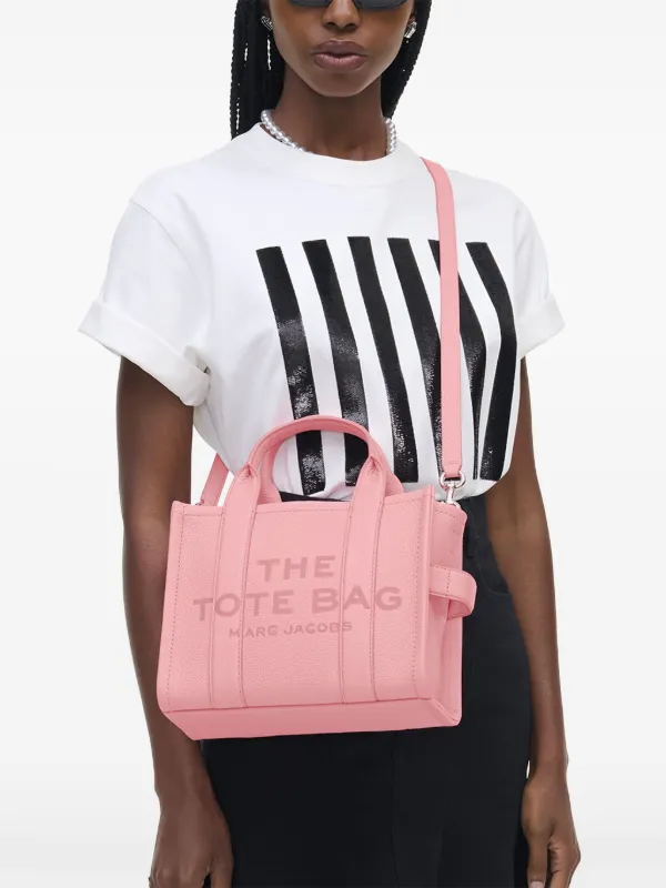 Marc Jacobs The Leather Small Tote Bag | Pink | FARFETCH