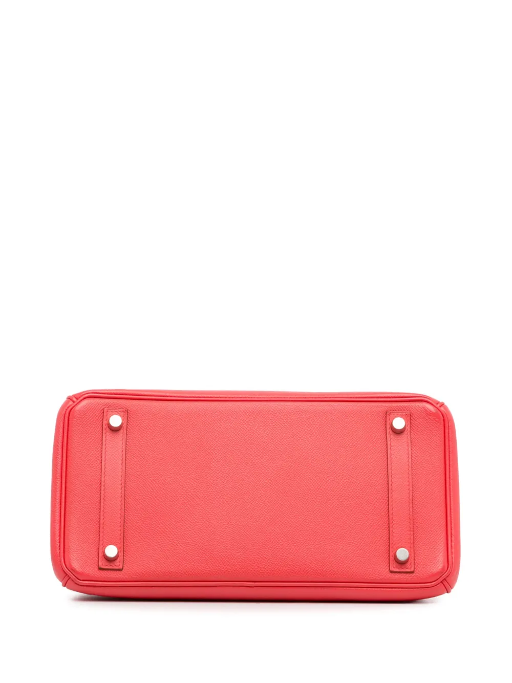 Pre-owned Hermes 2012 Epsom Birkin Retourne 30 Handbag In Red