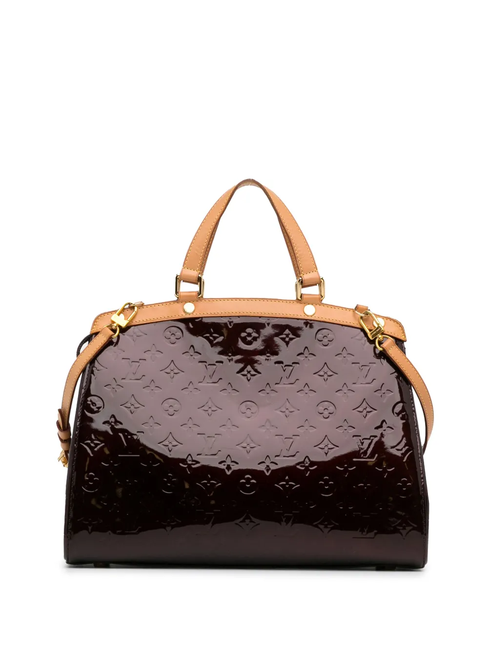 Louis Vuitton Pre-Owned 2012 gelakte Brea GM boekentas met monogram - Paars