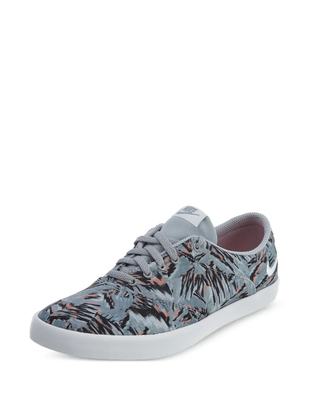 Nike Mini "Cool Grey Sail Bright Mango" sneakers