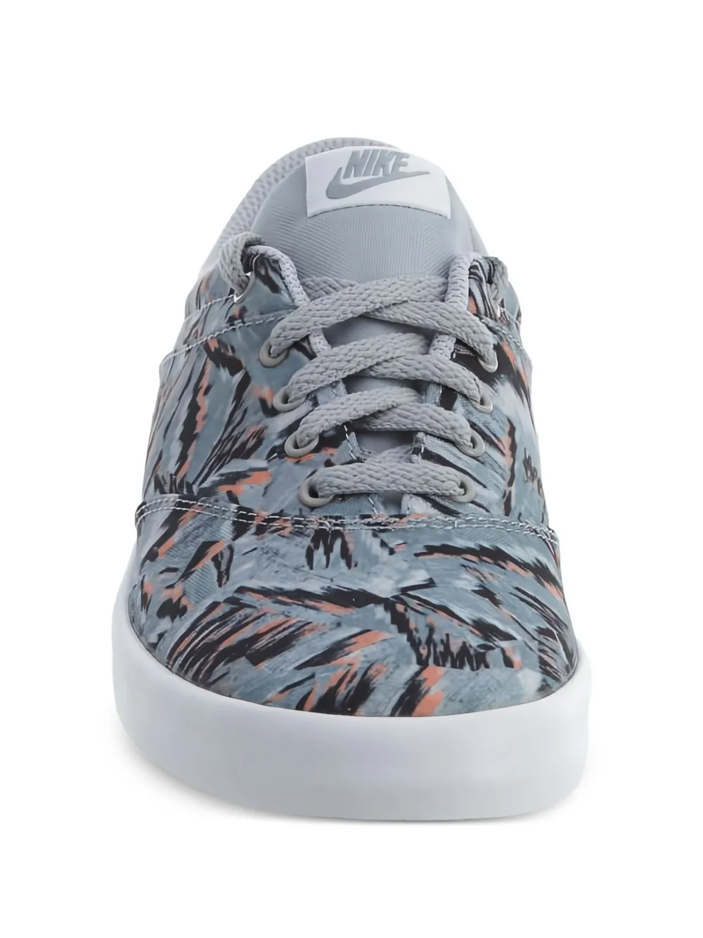 Nike Mini "Cool Grey Sail Bright Mango" sneakers