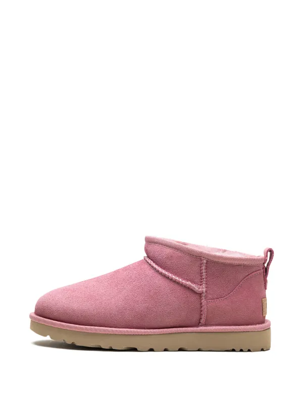 【新品未使用】UGG CLASSIC ULTRA MINI　サイズ６ 　ピンク UGG Classic Ultra Mini Horizon Pink Suede Sheepskin Boots