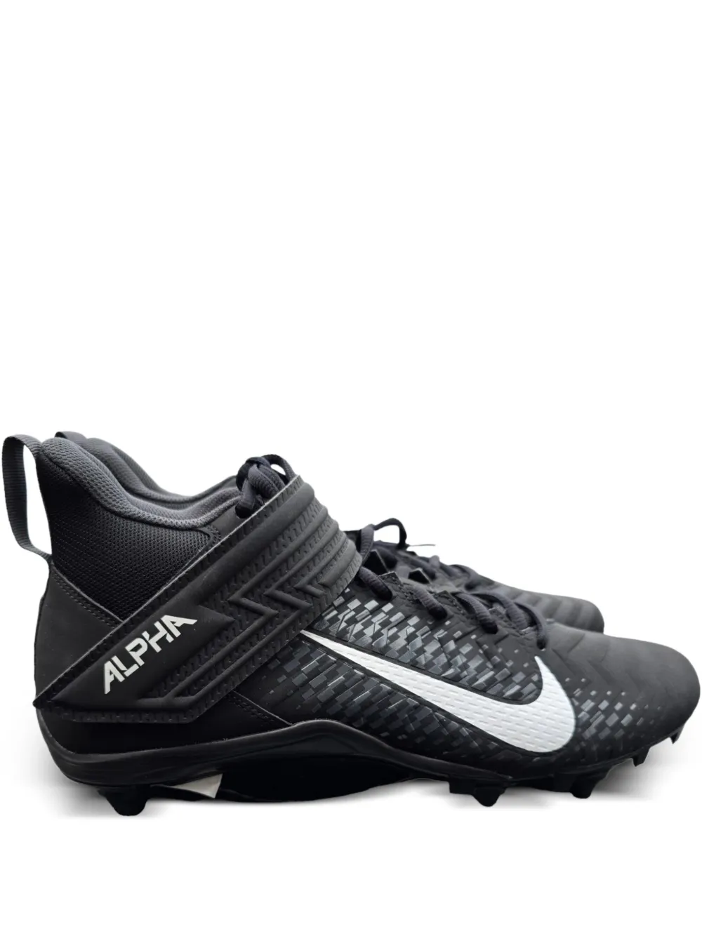 Nike Alpha Menace Varsity 2 "Black" cleats | Black | Image 1