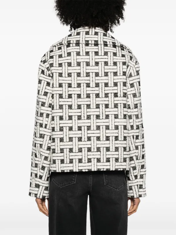 Kenzo チェック ダブルジャケット | ブラック | FARFETCH JP