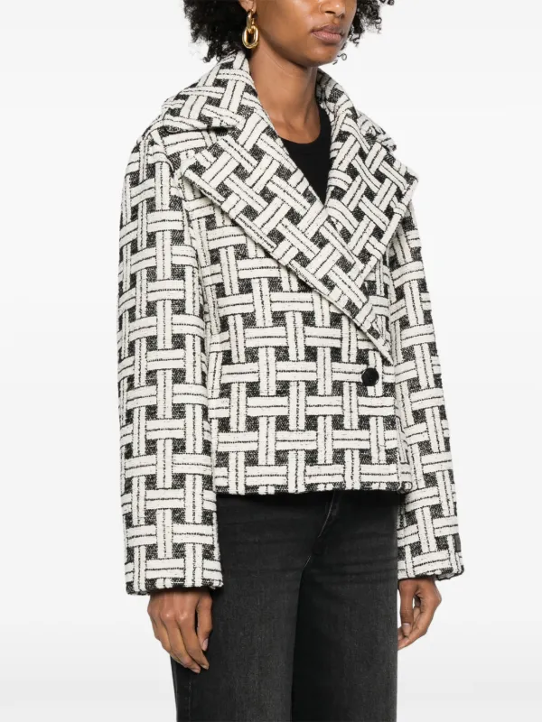 Kenzo 柄 コート ホワイト ブラック Kenzo 柄 コート ホワイト ブラック 【公式通販】