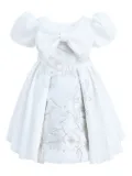 Tulleen Leona floral bow dress - White