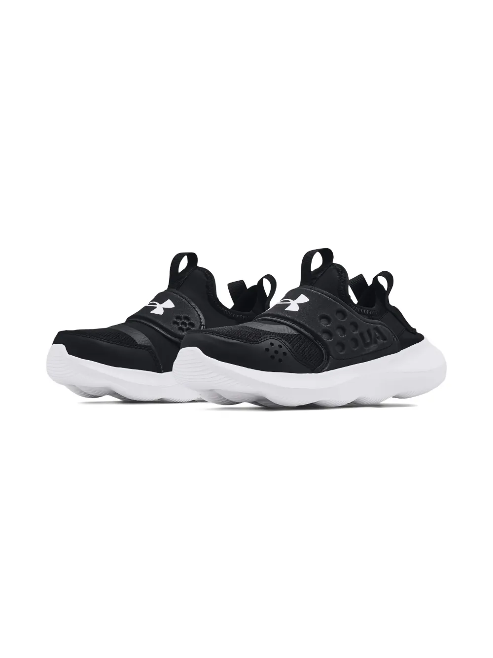 Nike Kids hook-and-loop strap sneakers Black