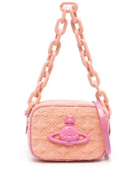 Vivienne Westwood Marianna terry-cloth shoulder bag
