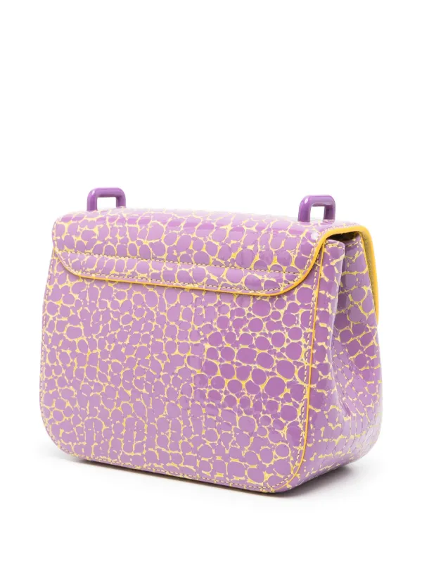 Vivienne Westwood Linda Patent Cross Body Bag | Purple