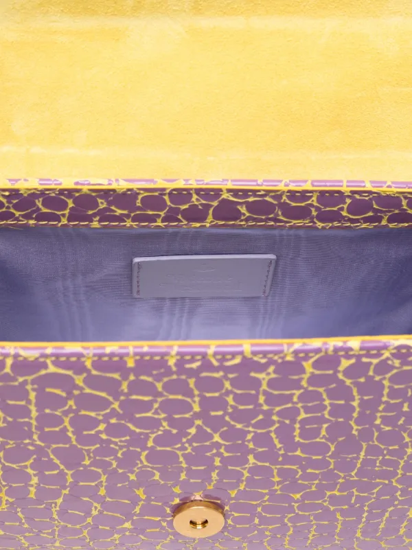 Vivienne Westwood Linda Patent Cross Body Bag | Purple