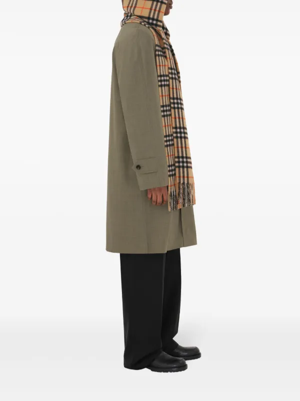 Niko様 希少 バーバリー カシミヤウール ダブル 金ボタン スカーフ柄 メンズ シルク、ウール、カシミアスカーフ | Burberry® 公式サイト